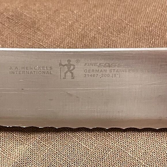 J.A. HENCKELS Int. 8" Bread Knife Fine Edge Pro German Steel Serrated 31467-200 - Picture 10 of 11